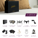 Description de la Love Box incluant le nombre total d'articles contenus et leur désignation.