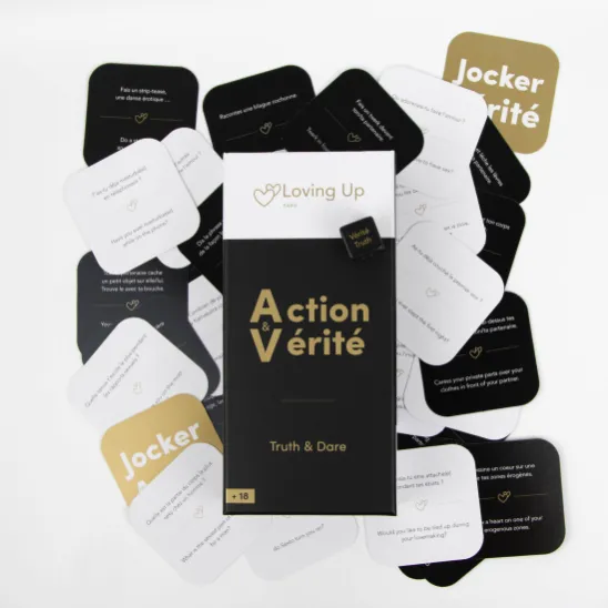 lovingup vous propose le jeu pour couple action et vérité