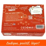 La boîte orange est fermée, avec une image présentant le jeu à l'intérieur.